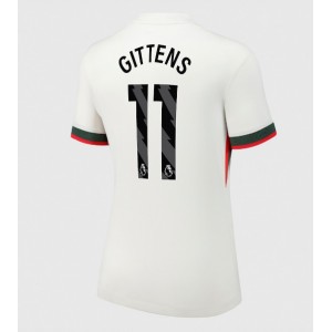 Fotbalové Dres Chelsea Jamie Gittens #11 Dámské Venkovní Oblečení 2025-26 Krátký Rukáv
